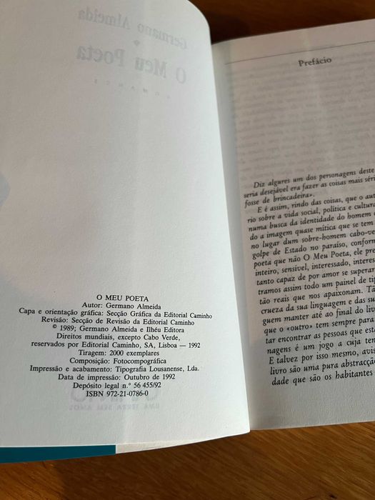 O MEU POETA     Germano Almeida