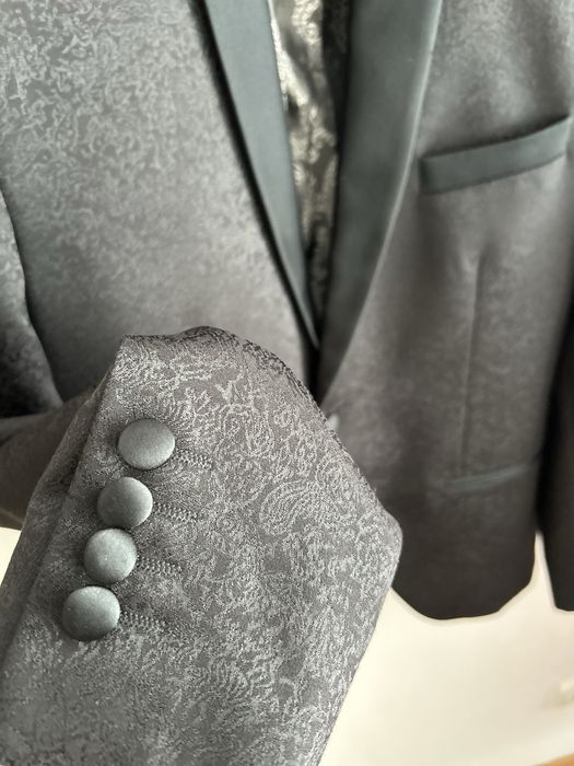 Skoking czarny zakardowy