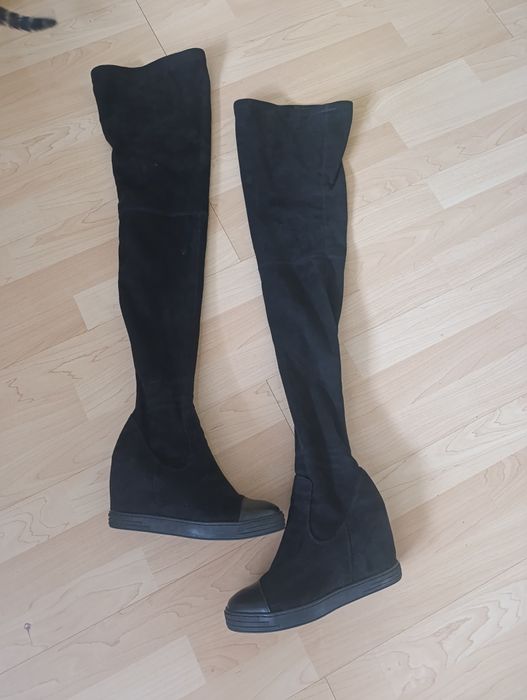 Botki 39 długie ,długość cholewki  74 cm m