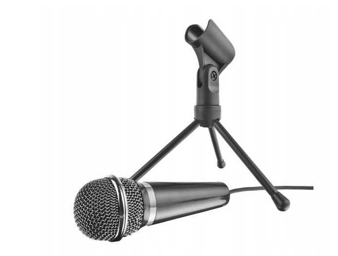 Mikrofon Trust Starzz Uniwersalny, Czarny - USZKODZONE PUDEŁKO !!