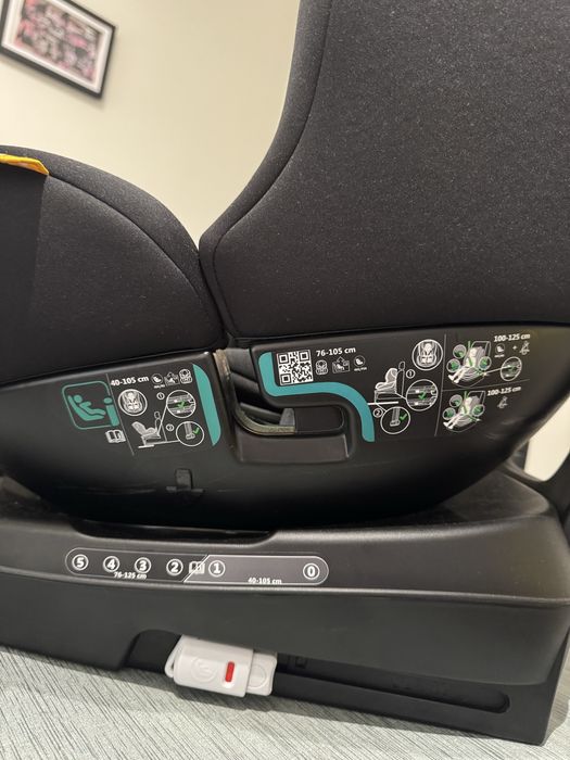 Cadeira auto chico com base isofix 360