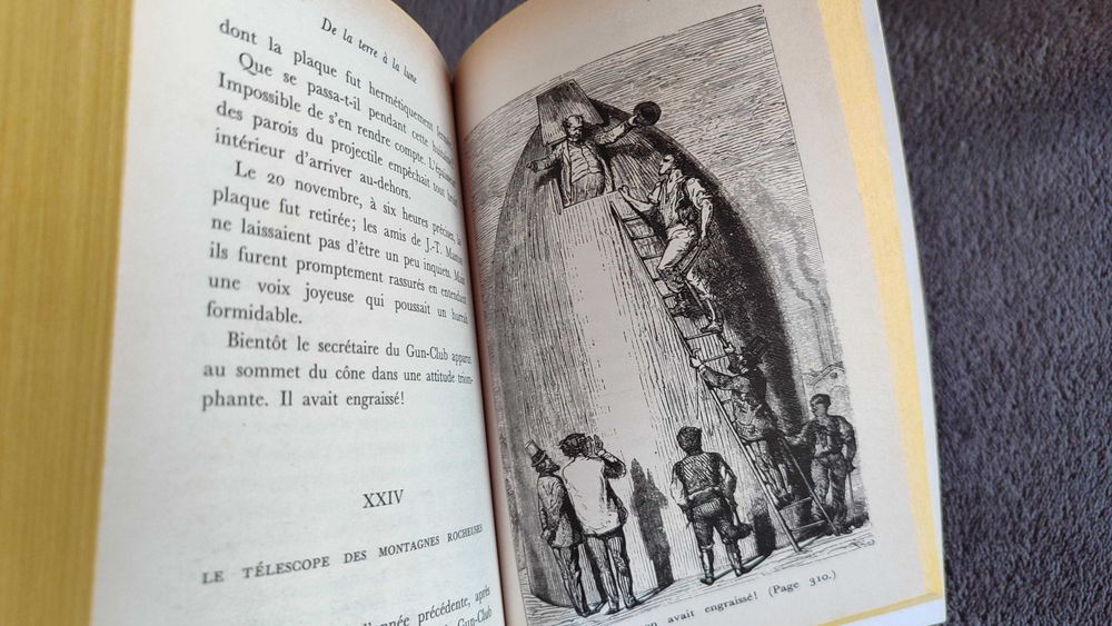 De la Terre à la Lune - Jules Verne (livro em francês)