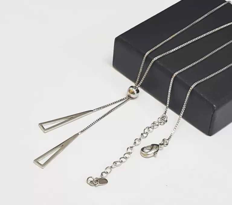 Wyjątkowy srebrny łańcuszek I 3,34G P925 DŁ60CM