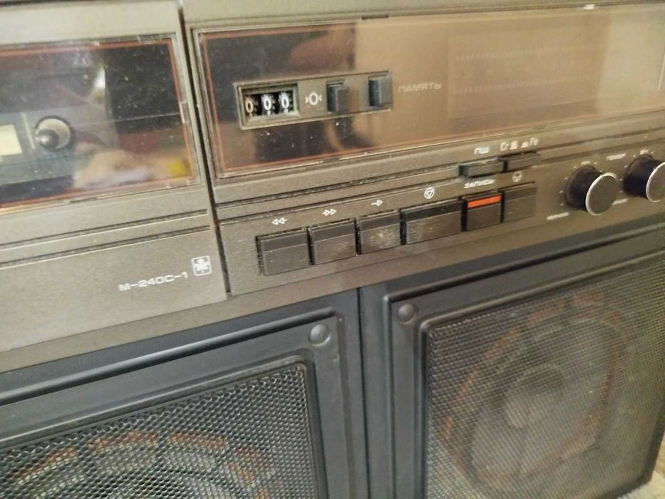 Магнітофон Маяк М-240С-1 з колонками