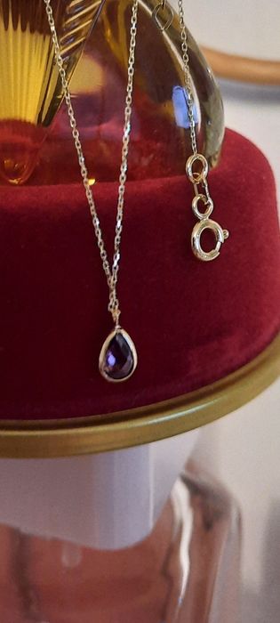 Prześliczna celebrytka pr585 z ametystem