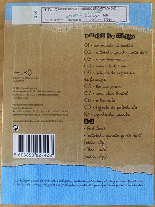 André Sardet - Mundo de Cartão