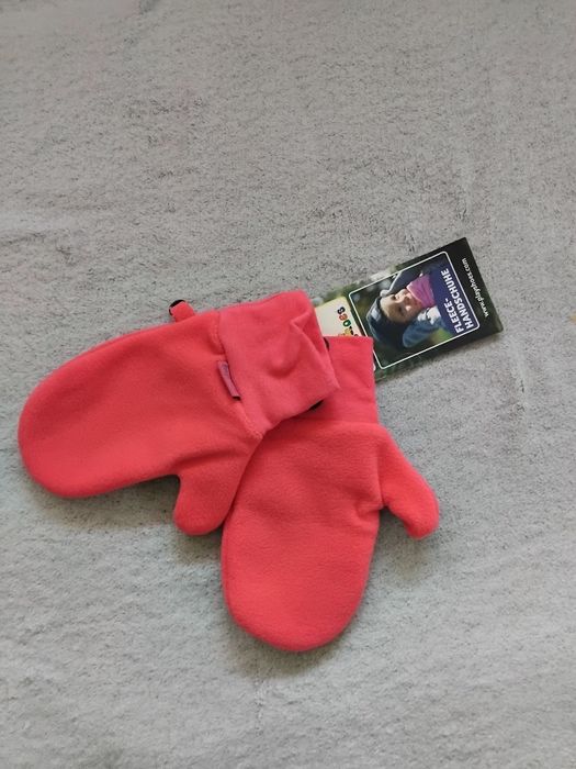 Rękawiczki różowe playshoes