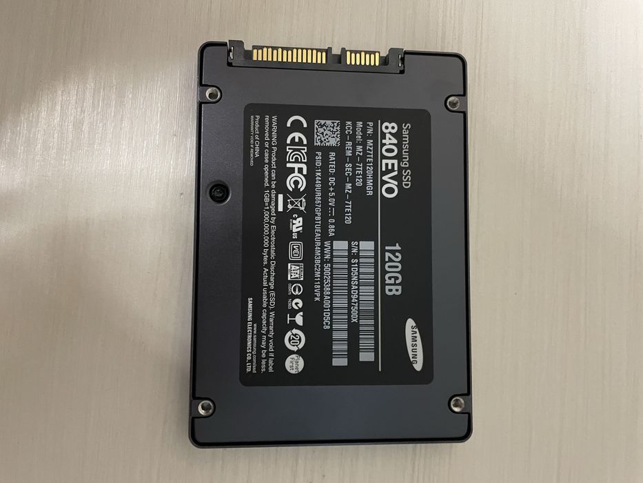 Ssd samsung 120 gb