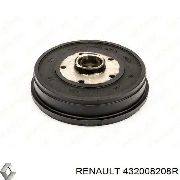 Новий оригінал гальмівний барабан у сборі 432008208R Renault Duster