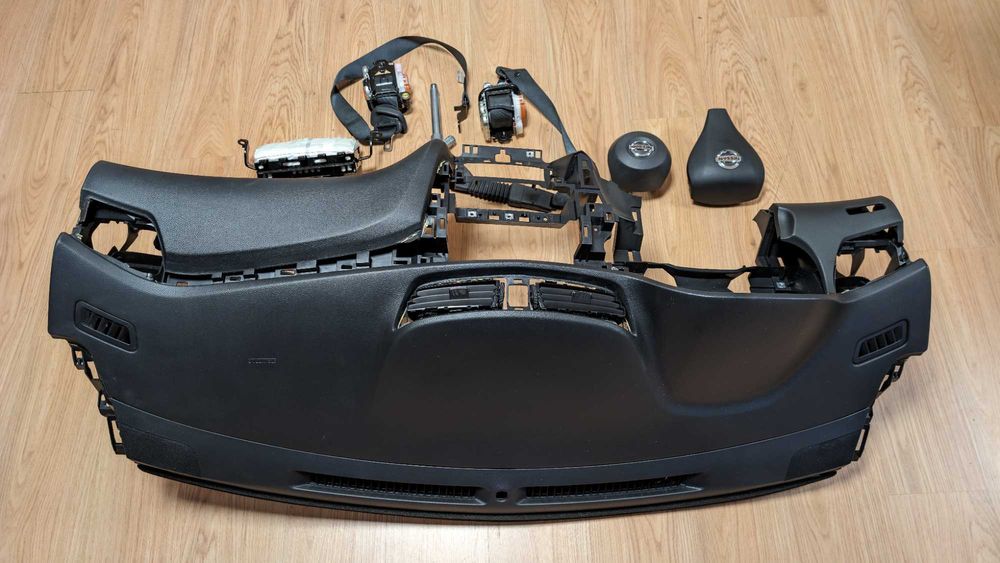 Conjunto Kit Airbags Tablier Nissan Qashqai J11 Restyled Original