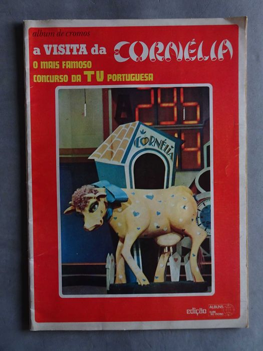 Caderneta de cromos A Visita da Cornélia (tem 8 cromos)