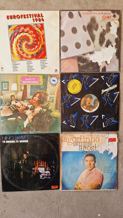 Discos em vinil vintage