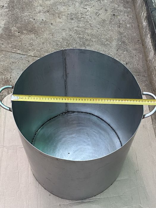 Кастрюля из пищевой нержавейки 80 л. Ссср