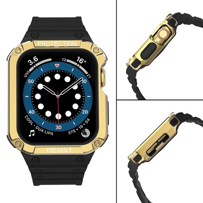 Pasek z etui ochronnym Protect Strap Band … pancerna - czarny, złoty