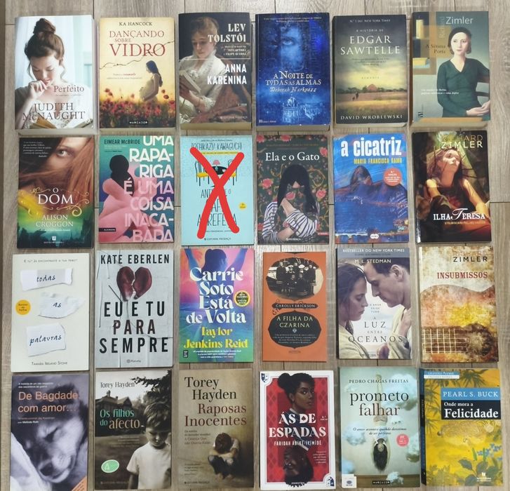 Vários, Stephen King, Yrsa, Follett, Zafón, Nesbo, Lackberg