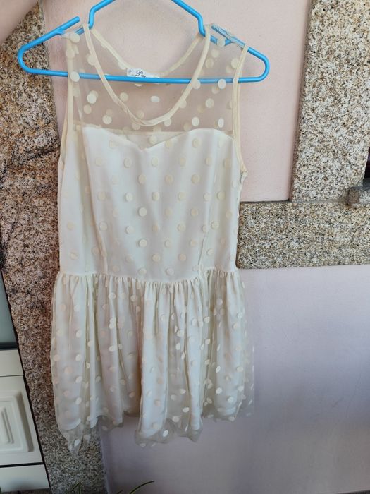 Vestido pérola como novo