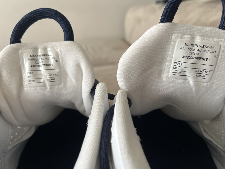 Buty Nike HyperAce 3 białe (FQ7074-107) 47.0 US