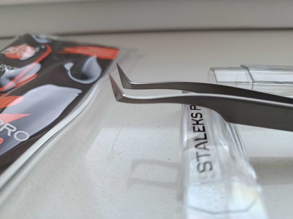 Pęseta Staleks Pro EXPERT 41\6 Mega Volume do przedłużania rzęs