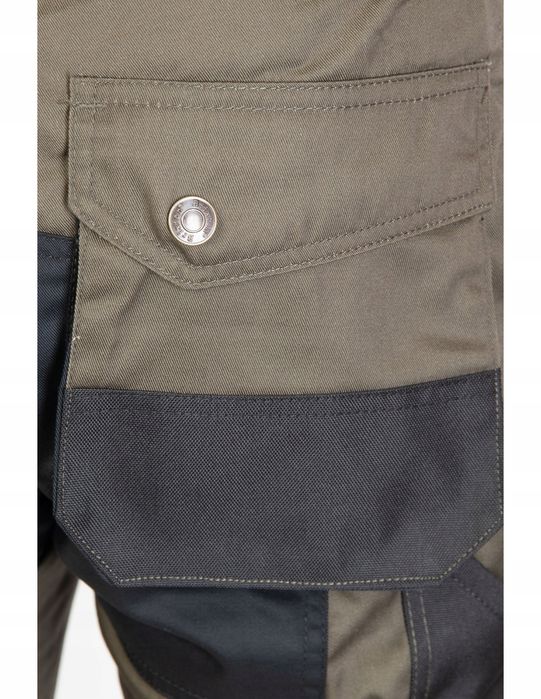 Spodnie Robocze Długie Brixton Apsp R. 46 Khaki Odpinane Nogawki