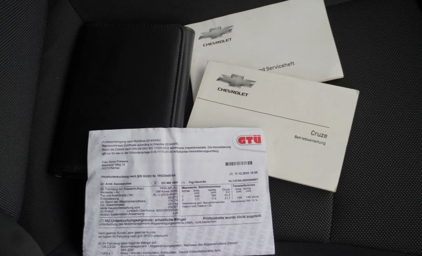 Chevrolet Cruze  універсал 2012 дизель 1.7 LT+ TOP