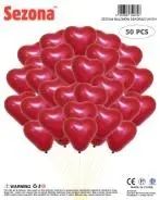 Balony Serce 25cm 50szt. Sezona. Nowy Produkt