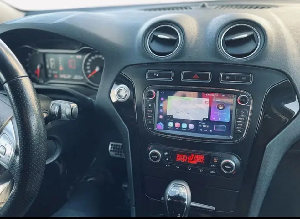 Rádio Ford Focus, Mondeo, S-Max Android 14 com GPS