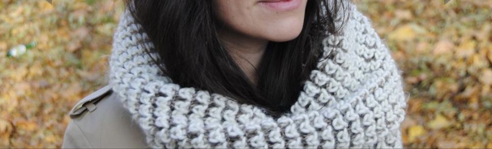 Komin, szal, szalik dwustronny Zara brazowy kremowy