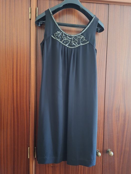 Vestido preto Massimo Dutti