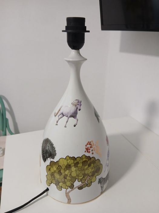 Candeeiro em porcelana para Habitat
