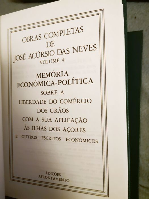 Acúrsio das Neves - obras completas, 6 volumes