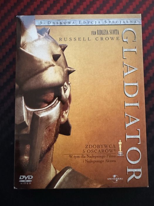 Gladiator dvd 3 dyskowa edycja specjalna wersja Polska!