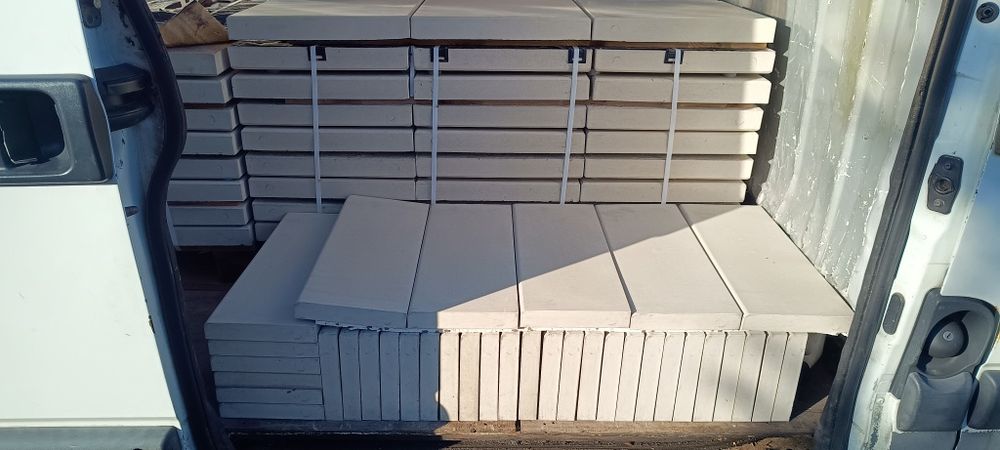 Płytki chodnikowe gładkie kolor grafitowy