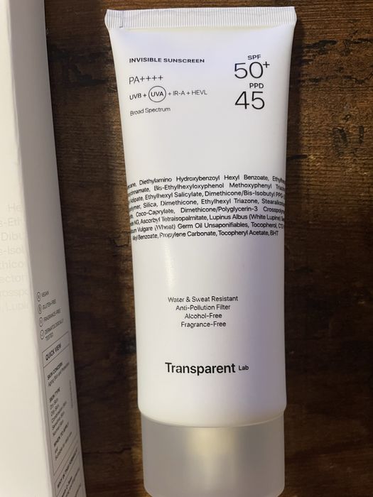 Transparent Lab SPF50+ Invisible 100 ml