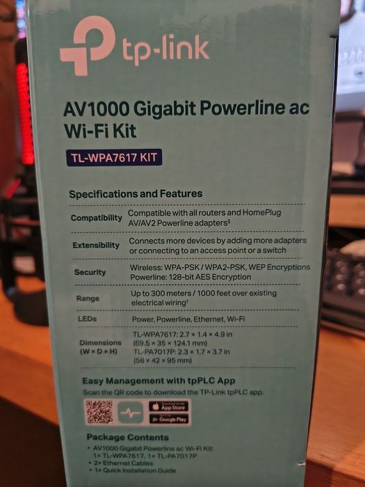 Poweline wifi Av 1000