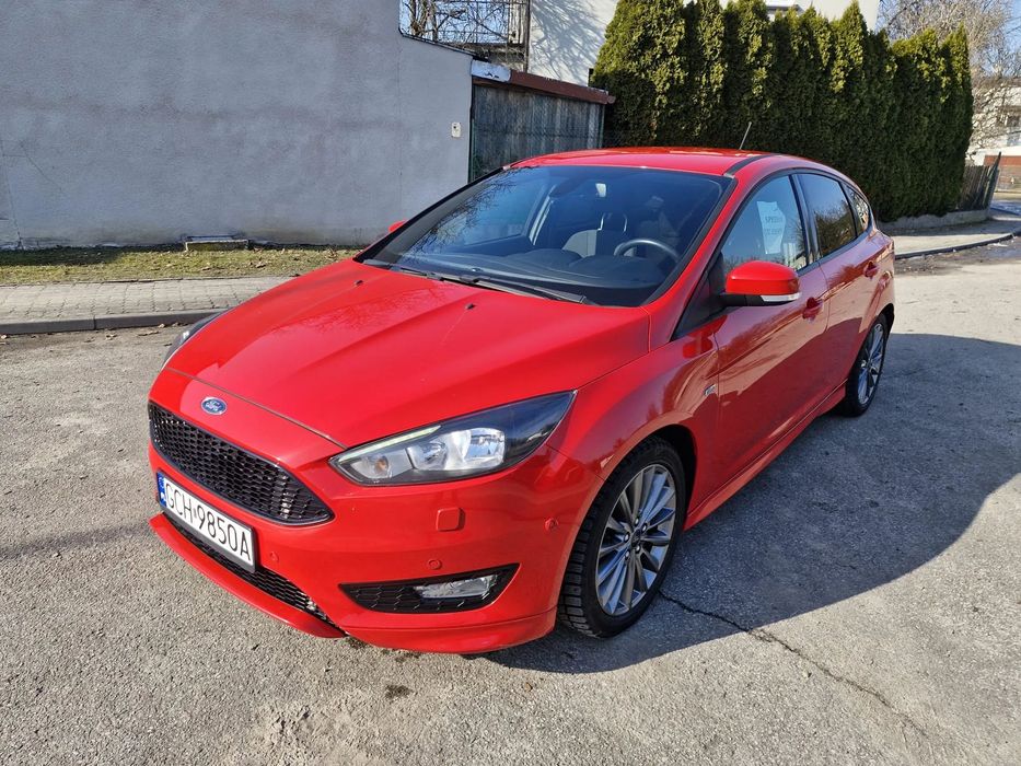 Ford Focus ST-LINE 1.0 EcoBoost NOWY ROZRZĄD, DUŻY SERWIS 125Ps ST-Line Navi 1