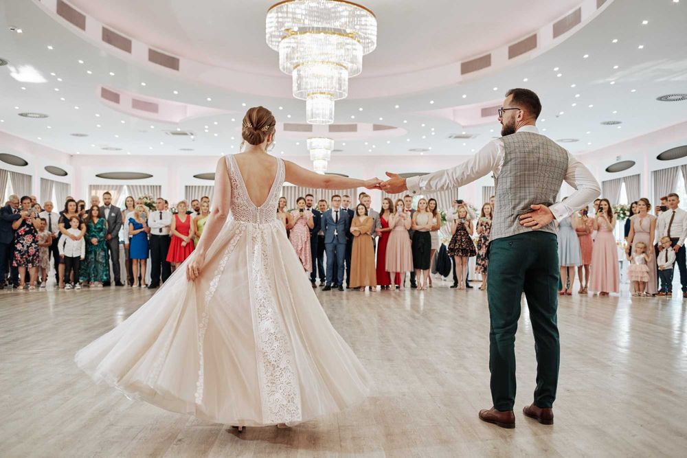 Suknia ślubna boho, rozmiar 36