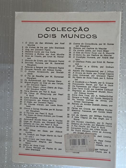Lote 13 Livros - Colecção Dois Mundos (Livros do Brasil)