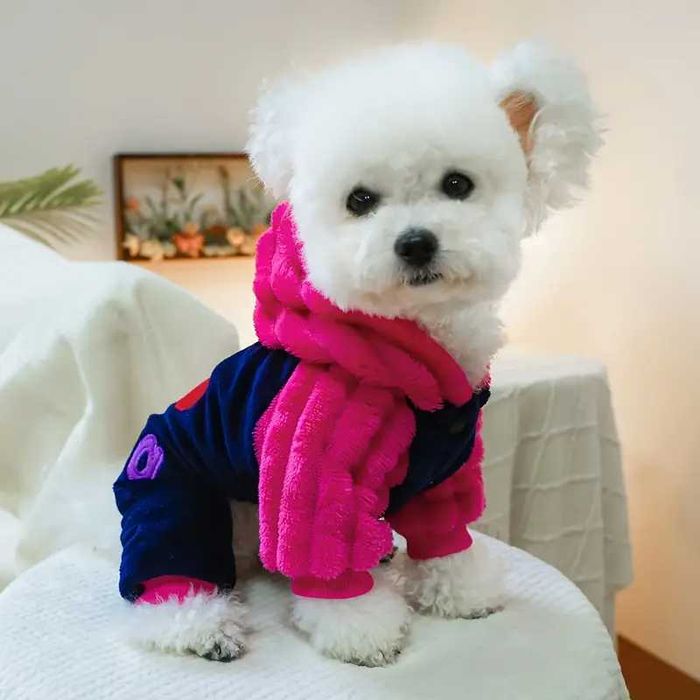 Комбез для собаки  люблю маму та тата розмір X S на 3-3,5 кг