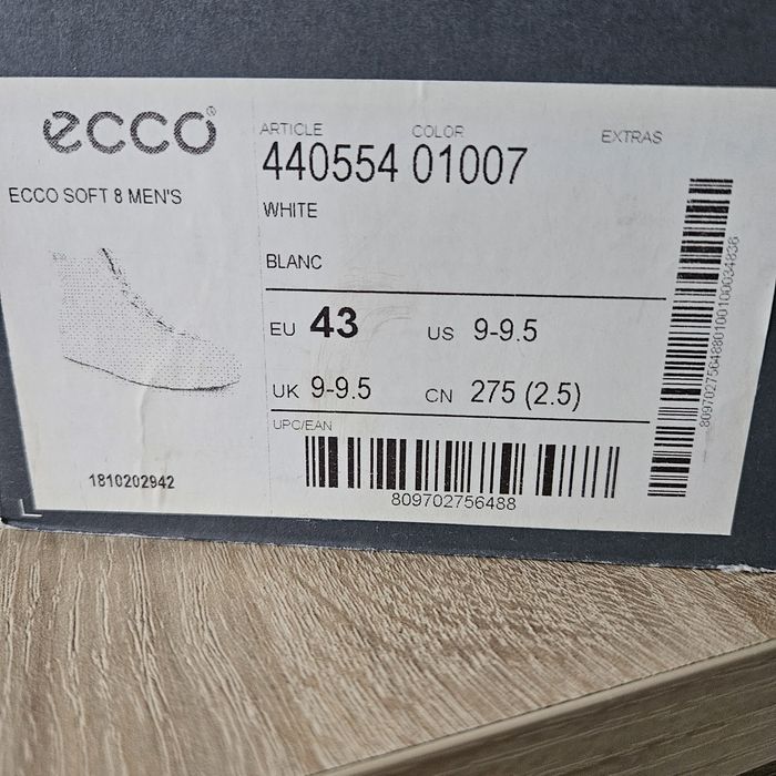 Buty ecco soft 8 43