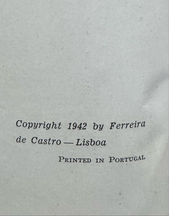 Livro A Volta ao Mundo - Ferreira de Castro (1942)