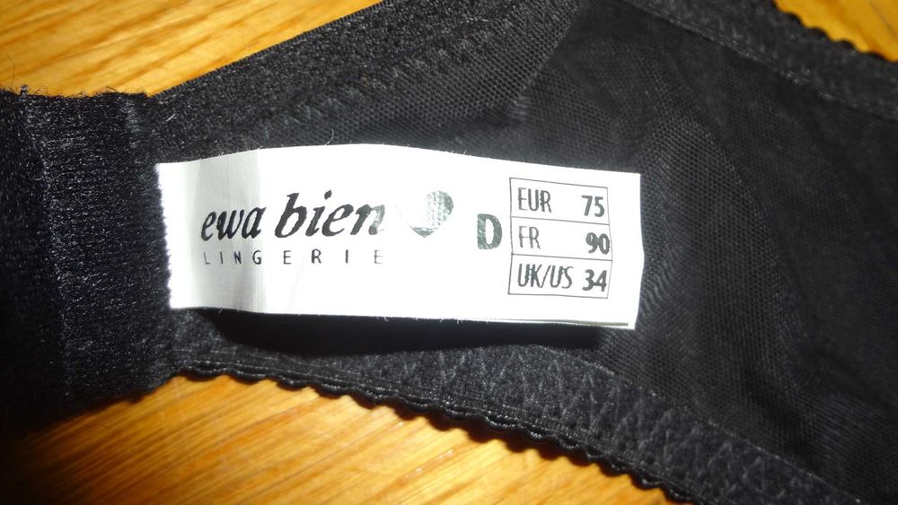 Biustonosz Ewa Bien Sybila 75D nowy, koronka, haft