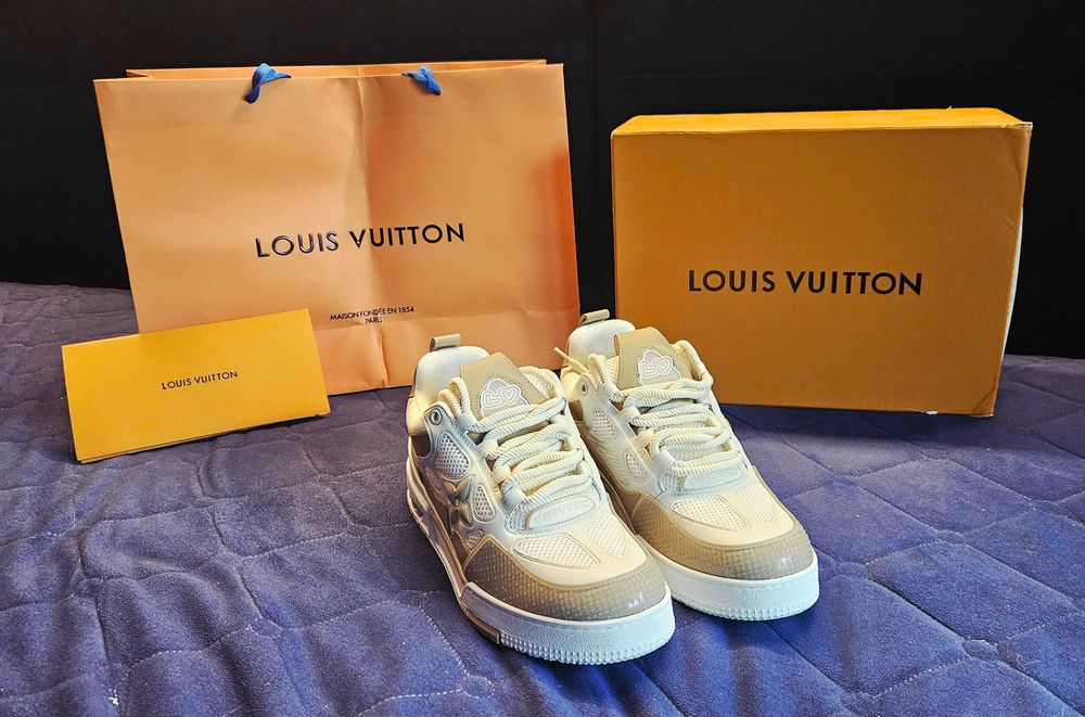 Buty Louis Vuitton Skate - Beżowe