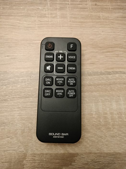 Pilot do LG Sound Bar