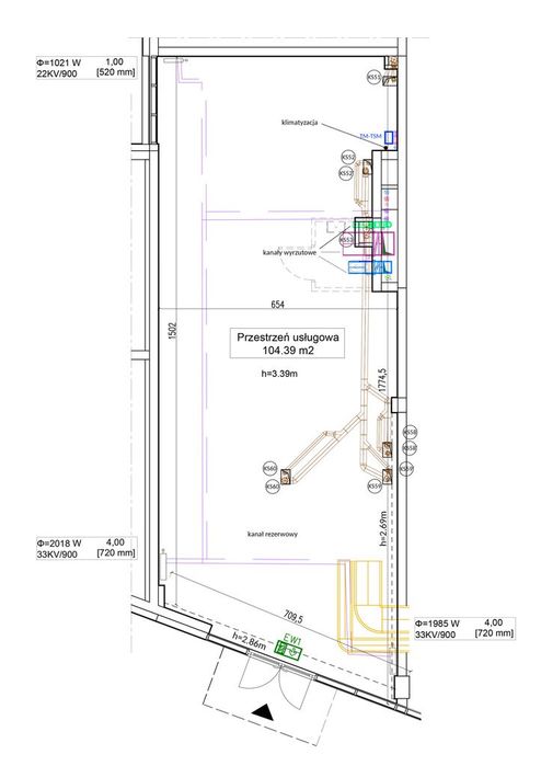 Lokal usługowy 104,39 m² – Stępkarska 6A - parter – duże witryny