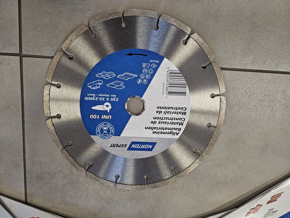 Tarcza Diamentowa Norton Expert 230mm Pakiet - 5szt SKLEP
