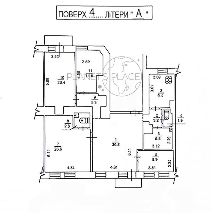 Многокомнатная квартира по адресу ул. Саксаганского (площадь 129,5 м²) - Atlanta.ua - фото 14