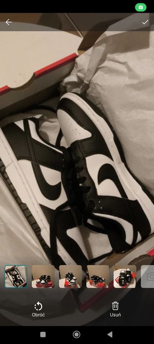 Nike dunk low next nature "panda" 37.5
