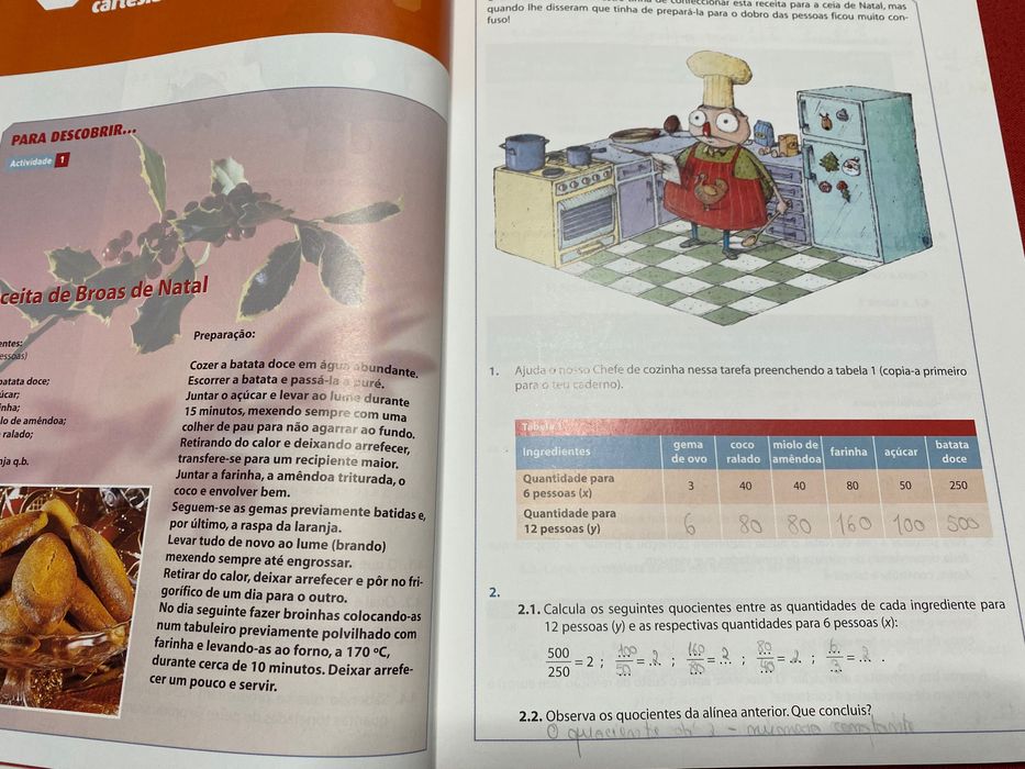 Manuais de Matemática do 7.º ano