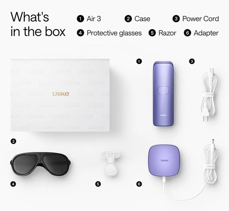 Depiladora IPL laser Ulike Air 3 selada