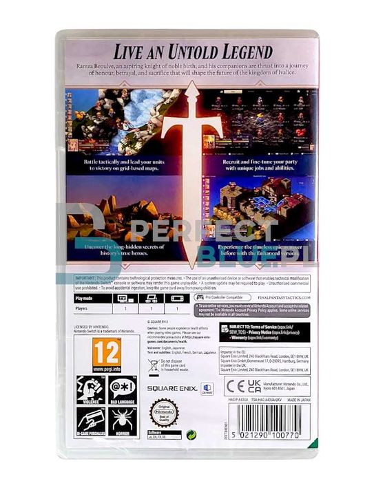 Final Fantasy Tactics Ivalice Chronicles / Gra Nintendo Switch / Wwa